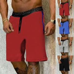 HEARUJOY - Quick Dry Board Shorts With Pockets Summer Men'S Shorts Tethered Leisure Sports Running Training Fitness Short Deportivo Hombres