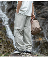 Hearujoy 2024 New Cargo Pants Men Oversize Outdoor Casual Trousers Multi Pocket Pure Cotton Jogging Pants Mans Streetwear Hip Hop