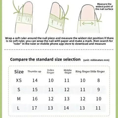 YICKYUE - New 10PCS Pink French Handmade Short Armor Fake Press On Nails with Cross Diamond Decoration Hailey Nail Art Simple Fashion