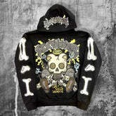 Hearujoy Streetwear Y2K Cartoon Fashion Hoodies Hip Hop high quality Embroidery Long Sleeve Coats Loose Pullover Hooded Jacket Sweatshirt