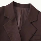 HEARUJOY - Casual Lapel Blazer Jacket Lapel Jacket Casual Jacket 72-74.5 Cm Women Blazer Brand New Condition Cuff Buttons Design
