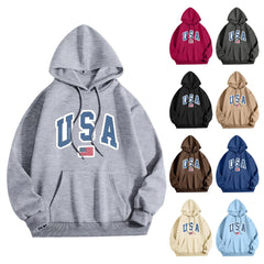 HEARUJOY - Men'S Trendy Business Casual Fall Hooded Sweatshirt Mens And Winter Fashion Casual Fashion Printing Long Hooded Shirt 후드티