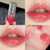 YICKYUE - Moisturizing Lip Glaze Jelly Mirror Water Gloss Lip Glaze Affordable Lipstick Lipgloss Tint Female Cosmetics Lip Stain