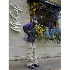 Hearujoy Multi Pocket Casual Straight Loose Cargo Pants Men Harajuku Hip Hop Popular Simple Joggers Men Streetwear Pants