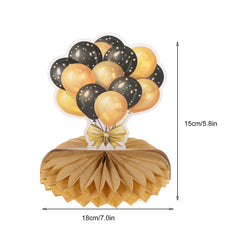 YICKYUE - 8Pcs Safe Premium Paper 50Th Birthday Decorations for Men Women Birthday Table Decorations Honeycomb Ornament Party Supplies