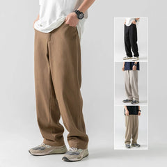 Hearujoy Oversize Casual Pants Men Japanese Streetwear Cotton Black Khaki Outdoor Trousers Male Loose Harem Tactical Autumn