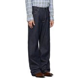 HEARUJOY - Streetwear Stylish Men's Jeans 2025 Autumn Fashionable Solid Color All-match Denim Trousers For Mens Outdoor Casual Loose Jeans