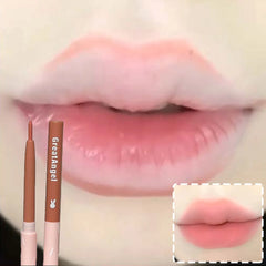 YICKYUE - Nude Brown Lip Liner Pencil Matte Orange Red Smooth Waterproof Lipliner Long Lasting Non-stick Cup Lipstick Pen Beauty Makeup