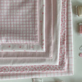 YICKYUE - DIY Fabric Korean-Style Floral Pink Printed Fabric Handmade Dye For Clothes Girls Bag Pants Skirt Sewing Fabric Thickened Canvas