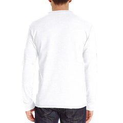 HEARUJOY - Spring New Fashion T Shirt Men Basic O Neck Button Long Sleeve T-Shirts Casual Solid Color Breathable Henley Top Tees