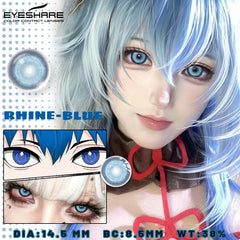 YICKYUE - 1pair Green and Red Anime Cosplay Colored Contact Lenses for Cosplayers: Daily, Party, and Eye Beauty Makeup Contacts