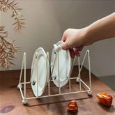 YICKYUE - Retro Bird Triangle Cutlery Rack Kitchen Dish Storage Organizer Home Desktop Bookshelf Dining Table Decor Household Kitchen Tool