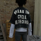 Hearujoy High Quality Punk Washed Streetwear Gothic Grunge Graphic Patchwork T Shirts Harajuku Fashion Casual Cutting Short Sleeves Tees