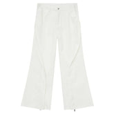 Hearujoy Male Suit Pants New Three-dimensional Deconstructed Zippers Design Boot Cut Men‘s Trousers Summer Trendy 9C6681