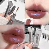 YICKYUE - Cappuvini Shimmer Red Brown Lip Gloss Matte Grey Pink Lip Mud Velvet Nude Lipstick Moisturizing Long Lasting Lip Glaze Cosmetics
