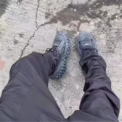 Hearujoy Patchwork Cargo Pants Men Tactical Function Polyester Trousers Joggers High Street Streetwear Men Pants