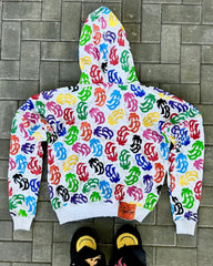 Hearujoy Y2K New Zipper Hoodie Fashion Sticky Diamond Design Hoodie American Hip Hop Harajuku Long Sleeve Sweatshirt Couple's Streetwear