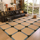 YICKYUE - American Style Living Room Decoration Retro Carpet Large Area Rugs for Bedroom Washable Lounge Floor Mat Home Anti-slip Soft Rug