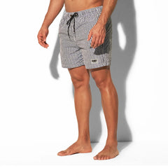 HEARUJOY - Mens Swimming Trunks Plaid Lined Beach Vacation Casual Shorts Summer Fashion Quick-Drying Breath Pants Men'S Clothing 2025 New