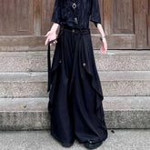 HEARUJOY - XS-5XL Y2k Irregular Skirt Pants Gothic Dark Multi-Layer Casual Pants Genderless Streetwear Fashion Youth Wide-Leg Pants Unisex