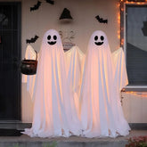 YICKYUE - 85/165CM Life-Size Scary Standing Ghost Glow-in-the-Dark Outdoor Halloween Decoration for Front Door Garden Haunted House
