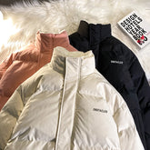 HEARUJOY - Letter Graphic Oversized Men Women Parka Fashion Streetwear Male Female Fleece Thicken Winter Jacket New Women's Clothing