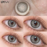 YICKYUE - Gray Colored Pupils for Eyes Blue Big Eyes Discounts Color Contact Lenses Cosmetic Pink Lenses y2k Korean Style Colorcon