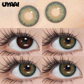 YICKYUE - NEW Color Contact Makeup Eye Colored Lenses Natual Colored Pupils Black Lenses Woman Accesories Cosmetic Blue Lenses