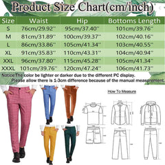 HEARUJOY - Men'S Wide Loose Casual Pants Male Business Suit Trousers Striped Large Size Men Trousers Pantalon Homme VêTement Homme