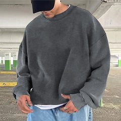 HEARUJOY - Male Medium Weight Round Neck Hoodie Mens Long Sleeve Fashion Casual 3d Printed Hooded Pullover Mens Sweatshirt толстовка