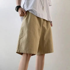 HEARUJOY - Drawstring Wide with Pockets Loose Man Short Pants Baggy Designer Thin Essential Xxl Ice Summer Casual in Bulk Xl Shorts for Men