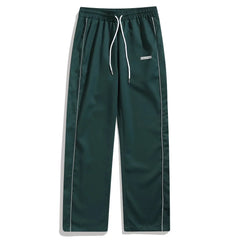 HEARUJOY - Men's New Woven Trousers High Street Trend Retro Casual Cuff Long Pants