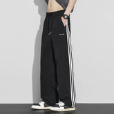 HEARUJOY - Ice Silk Men's Summer Lightweight Loose Straight Trousers Quick Dry Casual Pants