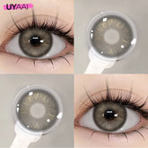 YICKYUE - Natural Colored Contacts Lens Blue Lenses Green Contacts Gray Soft Beauty Makeup Pupils Color Contact Lenses for Eyes 2PCS