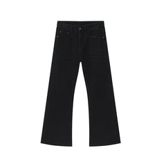 Hearujoy Summer Stylish men Micro Horn Washed Jeans American Style High Street Casual Solid Color Denim Pants Male 9C6170