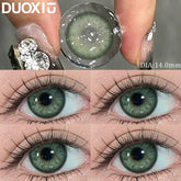 YICKYUE - 1 Pair New Natural Color Contact Lenses for Eyes Green Pupils Circle Lenses Beauty Lenses Graduated Fashion Cosmetic Lens