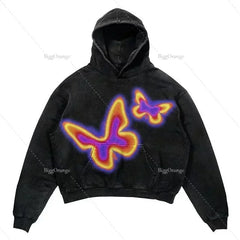 Hearujoy American Rich Soon Hoodies Women Men Streetwear Vintage Oversized Tops Sweatshirt Goth Y2k Clothes Harajuku Men Clothing