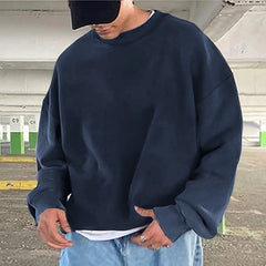 HEARUJOY - Male Medium Weight Round Neck Hoodie Mens Long Sleeve Fashion Casual 3d Printed Hooded Pullover Mens Sweatshirt толстовка