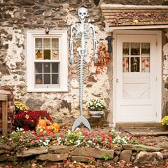 YICKYUE - Skeleton Mermaid Skeleton Portable Plastic Decoration Fish Skeleton Statue 80cm Flexible Halloween Fish Skeleton Haunted House
