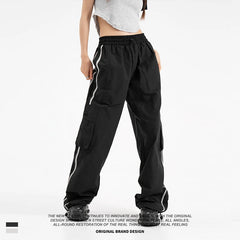 Hearujoy Baggy Cargo Pants Men Vintage Oversize Joggers Harajuku Streetwear Sweatpants Wide Leg Trousers Male Unisex American