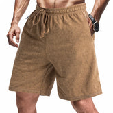 HEARUJOY - summer new men's loose and simple tie dye loop casual sports 5-point shorts