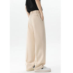 HEARUJOY - Spring/Summer Men's Lounge Suit Pants - Loose Fit Drape Fabric Business Casual Trousers Man Clothing Plus Size 6XL 7XL 8XL