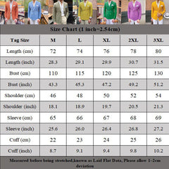 HEARUJOY - Men Solid Double Breasted Slim Fit Lapel Blazers Male Business Prom Wedding Tuxedos Long Sleeve Fashion