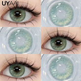 YICKYUE - Color Contact Lenses Beauty Green Lens Eyes Color Lens Natual Brown Lens Blue Eyes Contact Makeup Beauty Colored Pupils