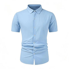 HEARUJOY - Office Work Shirt Formal Business Shirt Casual Wear Casual Holiday Dress Shirt Casual Dress Shirt Cotton Polyester Blend