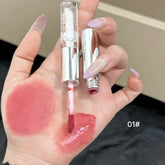 YICKYUE - Double Ended Lipgloss Moisturizing Makeup Matter Liquid Lipstick And Mirror Water Glazed Lip Gloss Hydrating Lip Tint