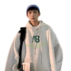 HEARUJOY - Men's Oversized Hoodie Black With Hat 5XL Unisex Hoodies Oversize for Men Letter Print Man Casual Wear Hoody Male Sweatshirt