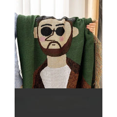 YICKYUE - Cartoon Cover Towel Universal Multifunctional Thread Blanket Sofa Towel for All Seasons Available for Camping and Picnic