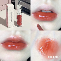 YICKYUE - Hydrating Crystal Lip Gloss Lasting Mirror Water Glazed Lipgloss Moisturizing Gloss Lip Tint Nourishing Cosmetics For Women