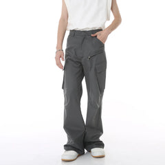 Hearujoy Techwear Cargo Pants Men Workwear Old Money Wide Leg Trousers Male Japanese Streetwear Hip Hop Pockets Casual Loose